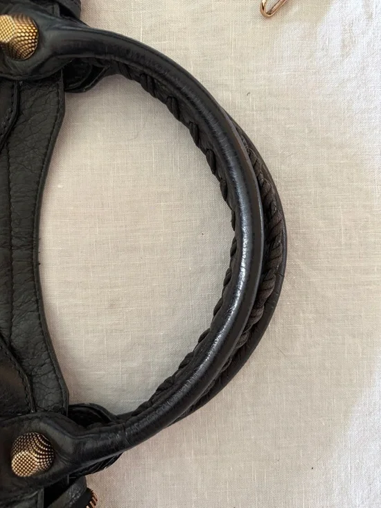 Balenciaga Giant 21 Rose Gold Hardware Black City Shoulder Bag. Rare - Picture 6 of 13